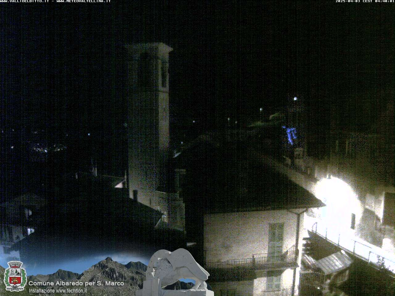 Webcam Albaredo per S. Marco - MeteoValtellina.it